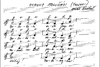 hymnus Spoluci, autorka Jana Prakov